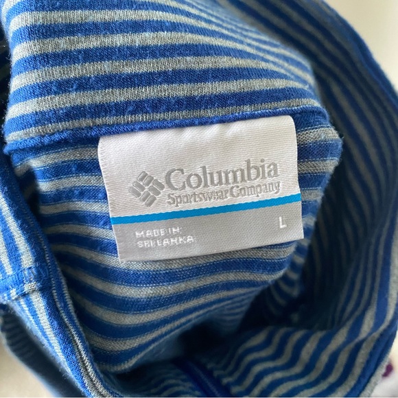 Columbia Sportswear Women's Layer First Stripe 1/2 Zip Running Top - Picture 4 of 6